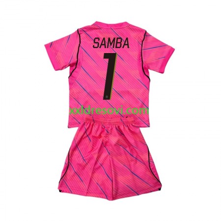 Francuska Brice Samba 1 Golmanski Gostujući Dječji Nogometni Dres World Cup 2026